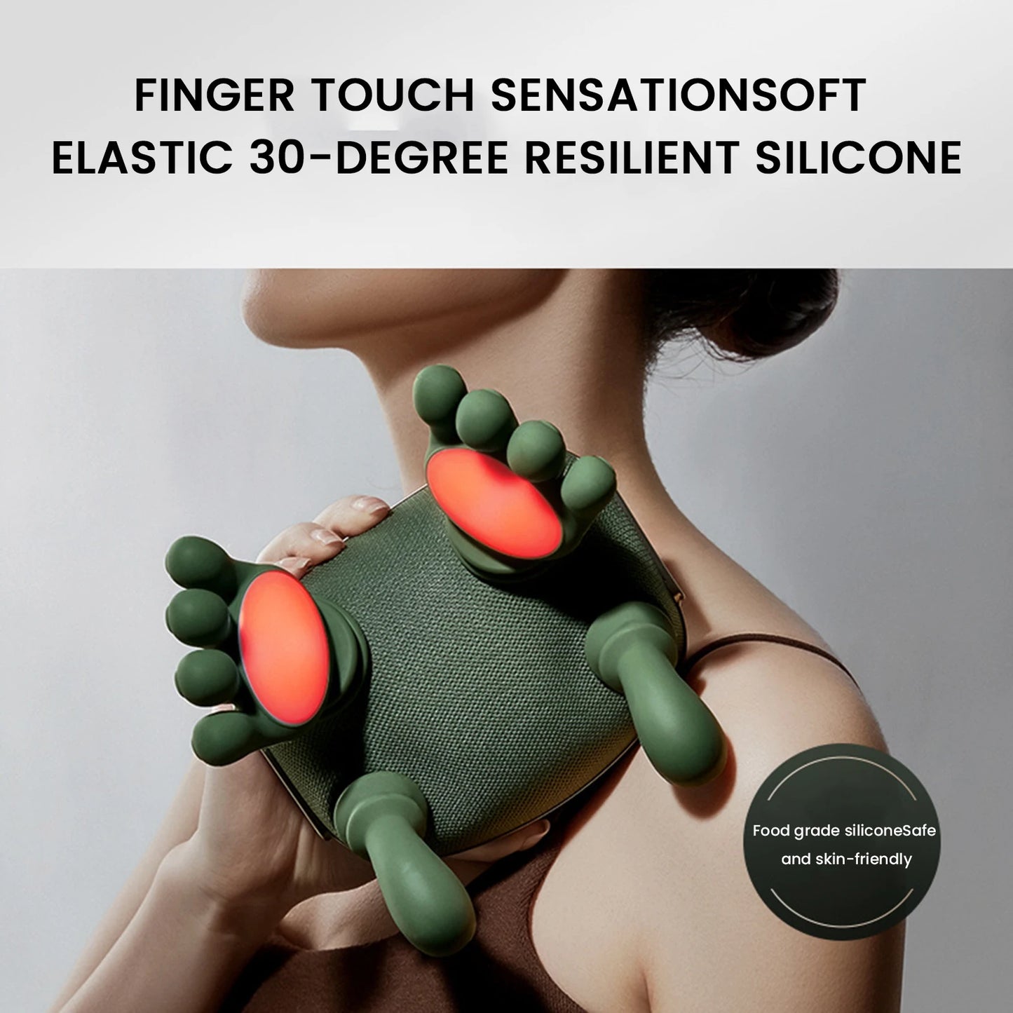 Heated Neck & Shoulder Massager – Deep Tissue Shiatsu Relief