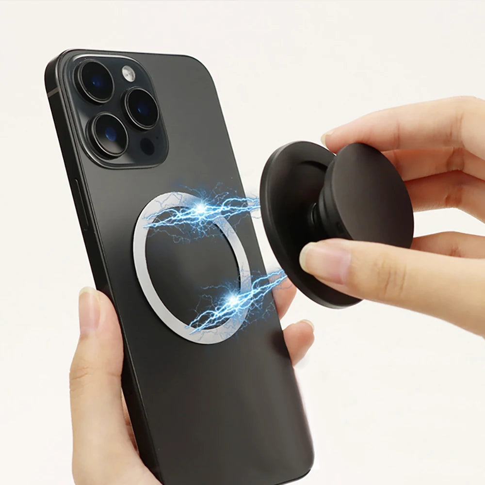 MagSafe Magnetic Phone Grip – 2-in-1 Stand for Easy, Secure Use