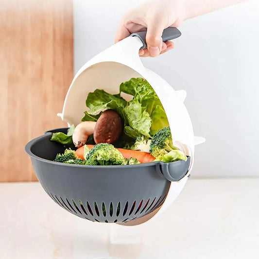 9-in-1 Vegetable Chopper with Drain Basket