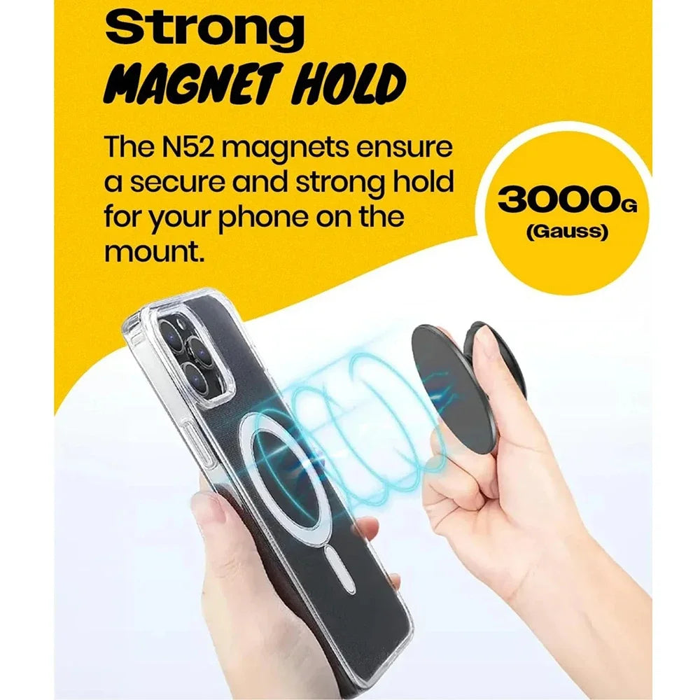 MagSafe Magnetic Phone Grip – 2-in-1 Stand for Easy, Secure Use