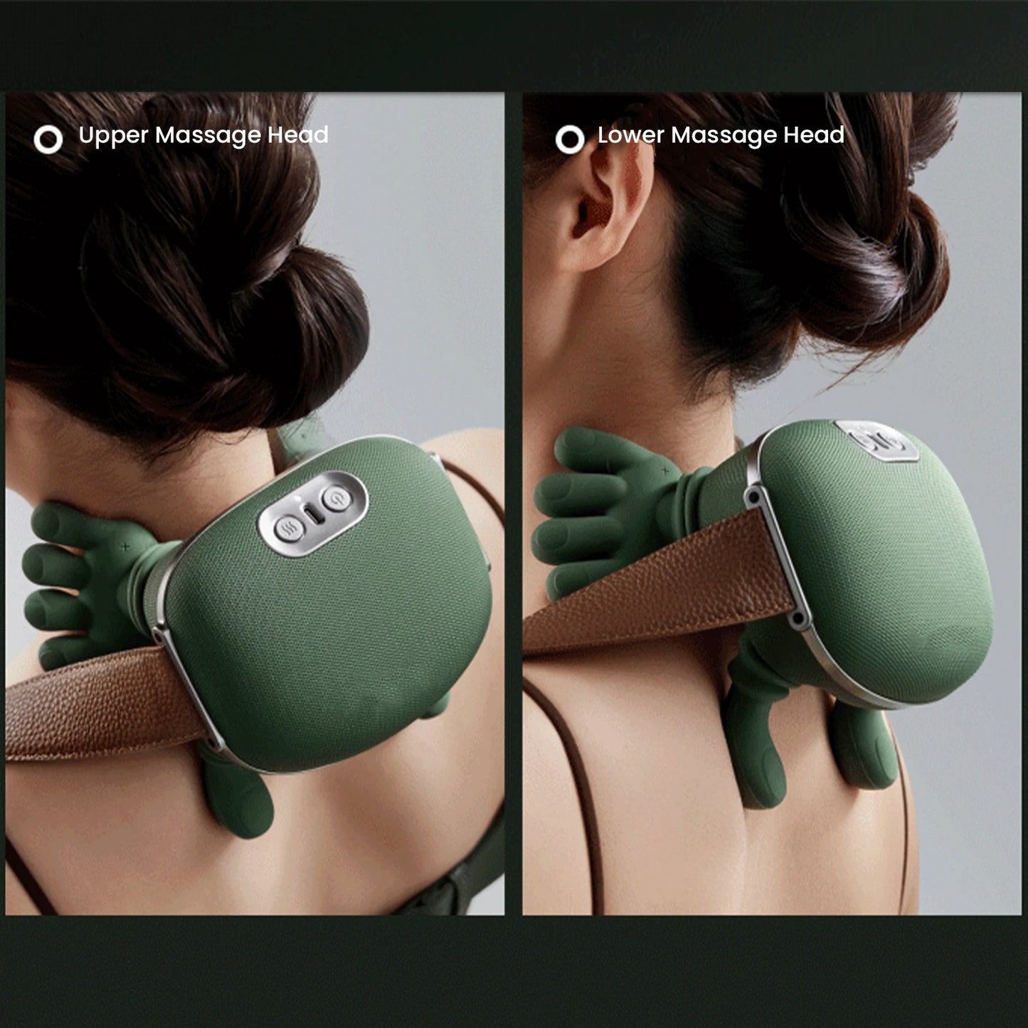 Heated Neck & Shoulder Massager – Deep Tissue Shiatsu Relief