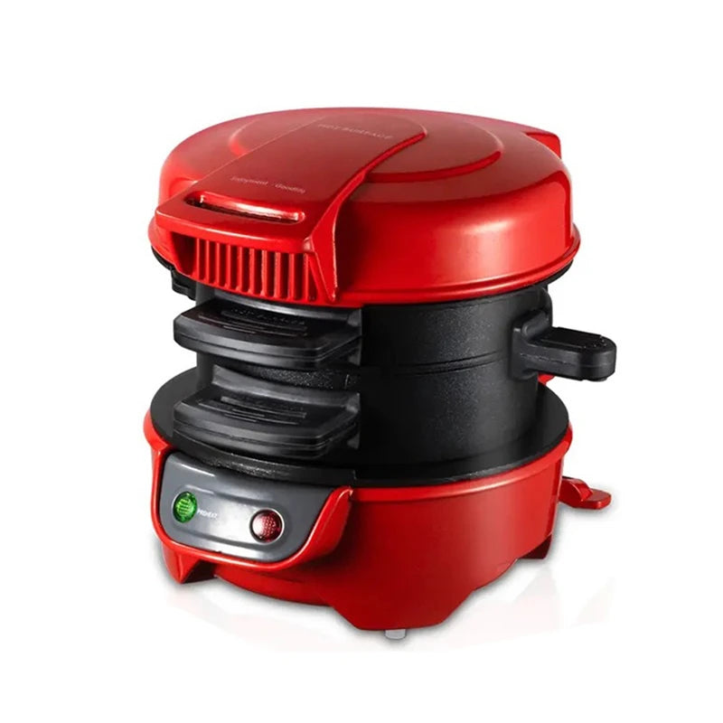 Electric Burger & Breakfast Sandwich Maker – Non-Stick Mini Grill for Muffins, Croissants & Quick Meals