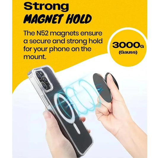 MagSafe Magnetic Phone Grip – 2-in-1 Stand for Easy, Secure Use