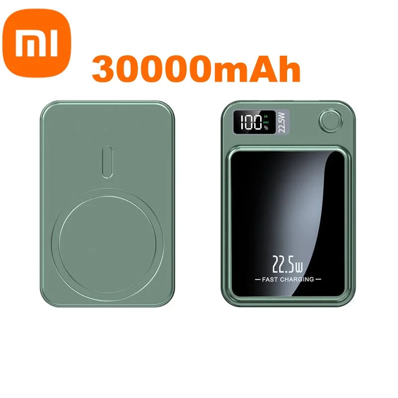 Magnetic Wireless Power Bank – 22.5W Fast Charging for iPhone & Android