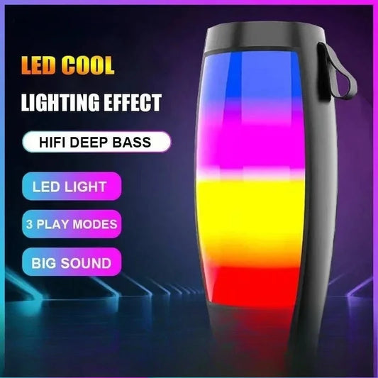 Wireless Bluetooth Speaker – Dual Stereo, Portable Subwoofer, FM Radio, TF/USB Playback