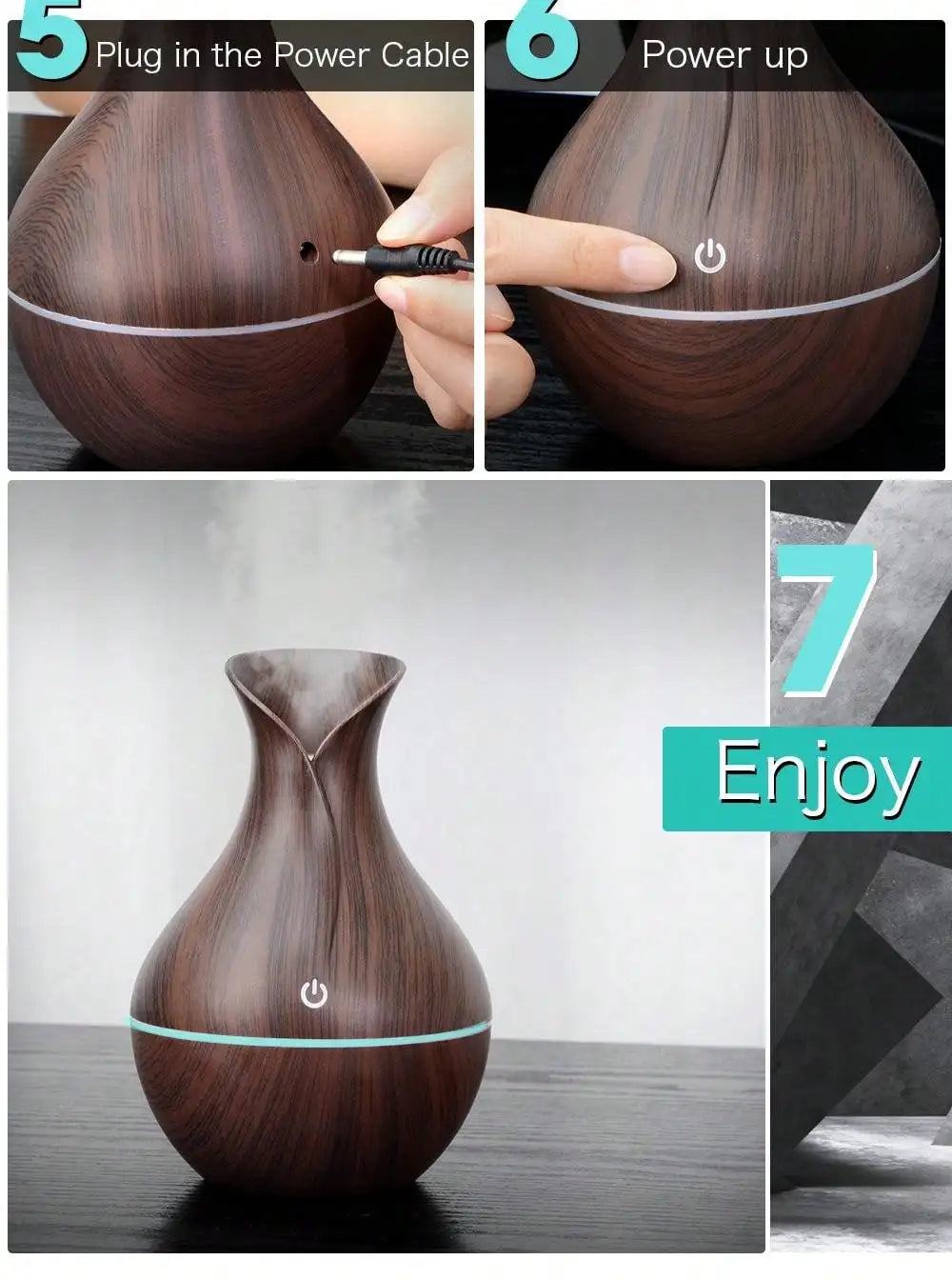 Mini USB Essential Oil Diffuser & Humidifier