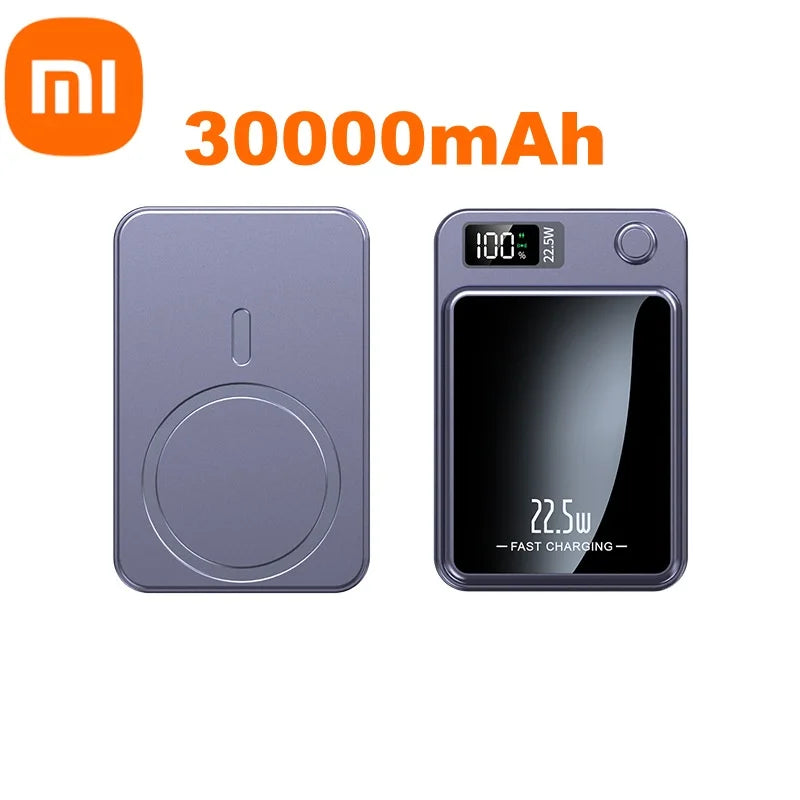 Magnetic Wireless Power Bank – 22.5W Fast Charging for iPhone & Android