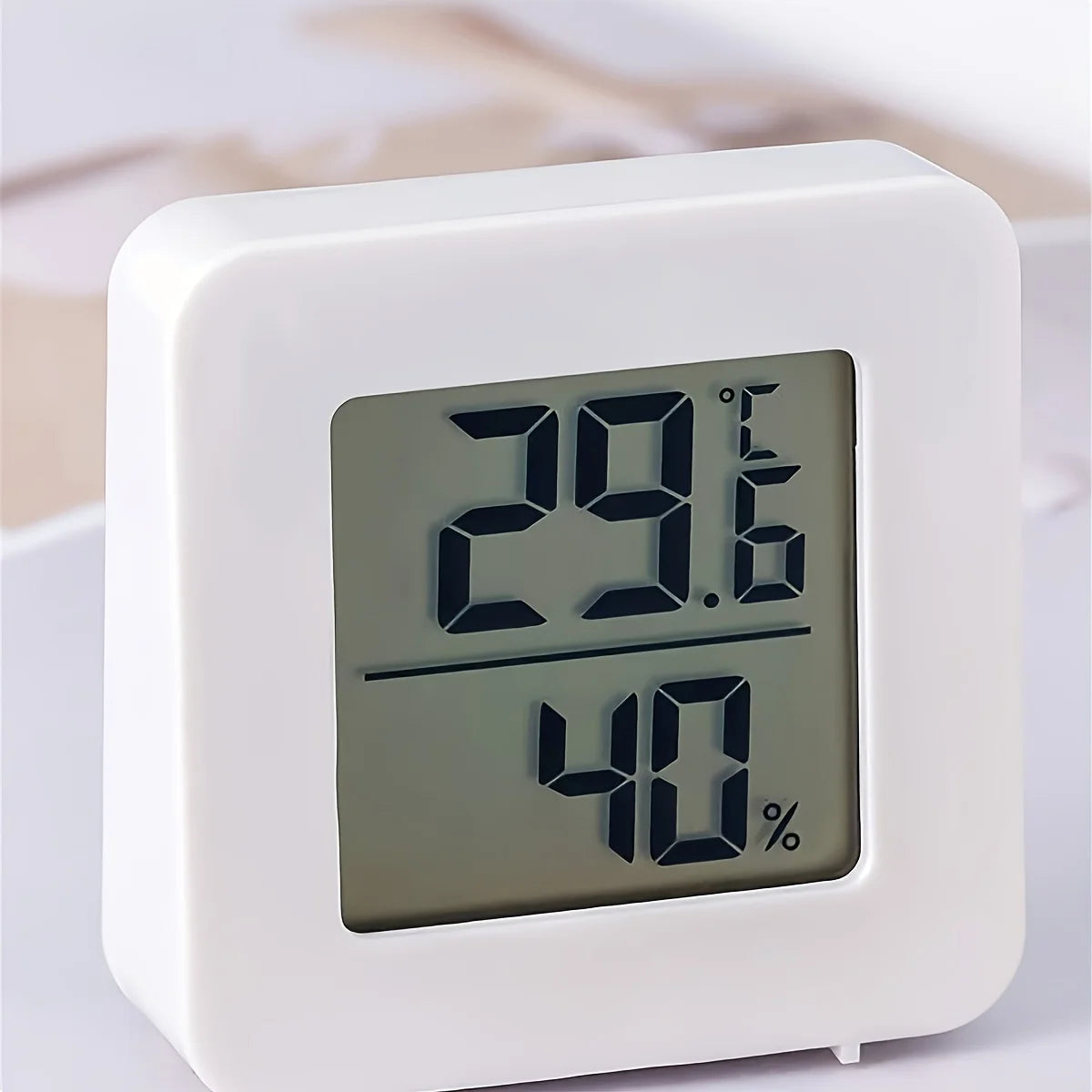 Indoor Mini Temperature & Humidity Meter – Digital Portable Thermometer & Hygrometer for Bedroom, Office & Home