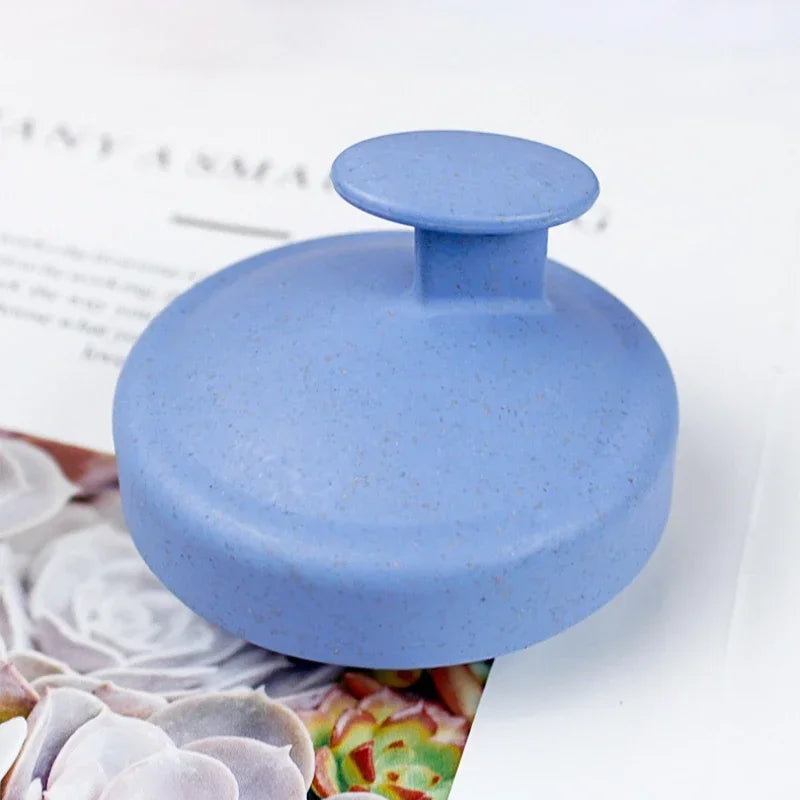 Silicone Scalp Massager — Shampoo Brush for Hair Growth & Dandruff Removal