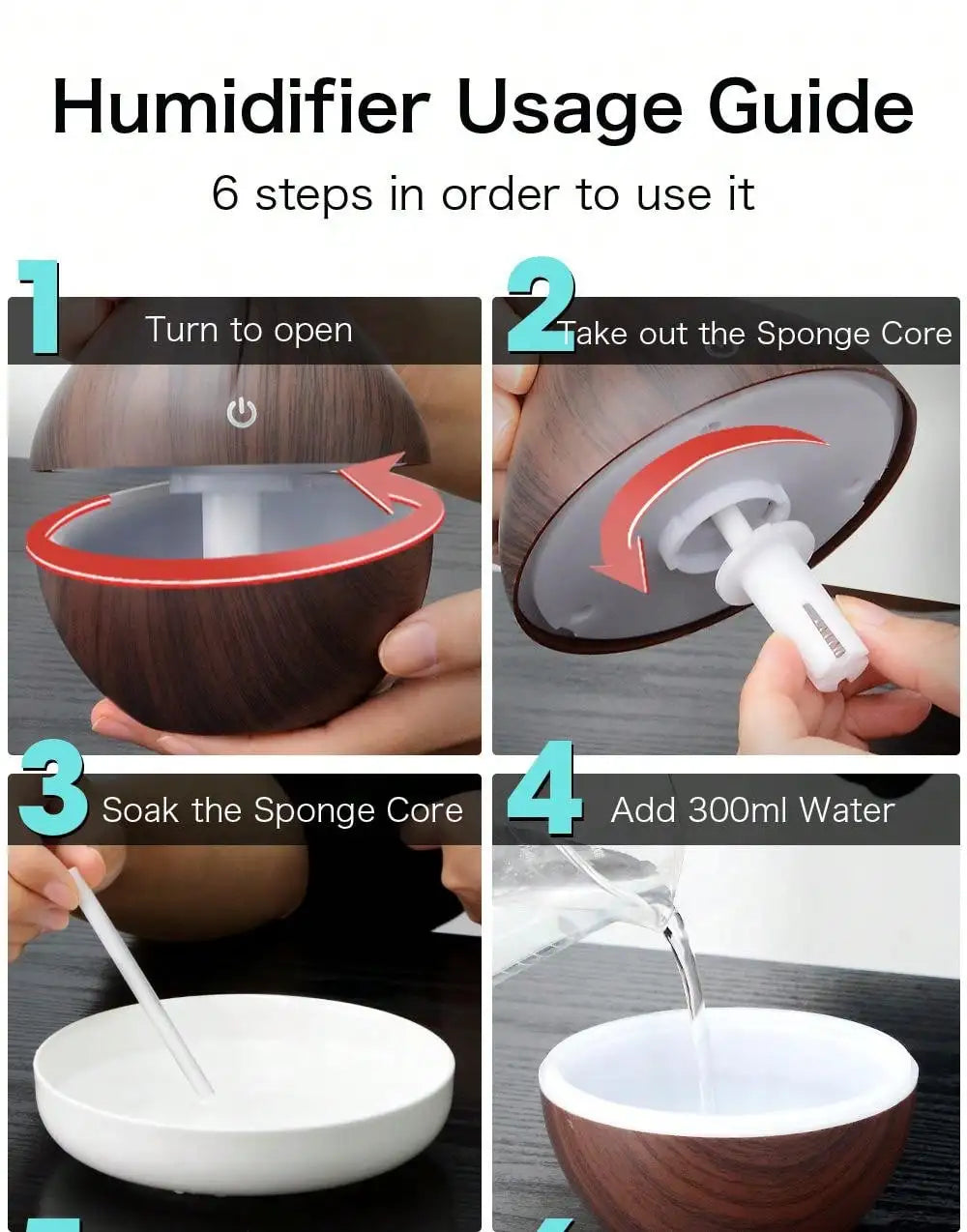 Mini USB Essential Oil Diffuser & Humidifier
