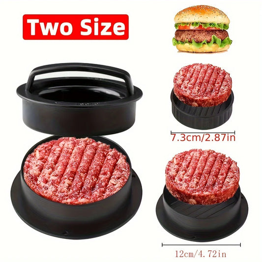 Non-Stick Hamburger Press - Adjustable Patty Maker for Beef, Chicken & Veggie Burgers