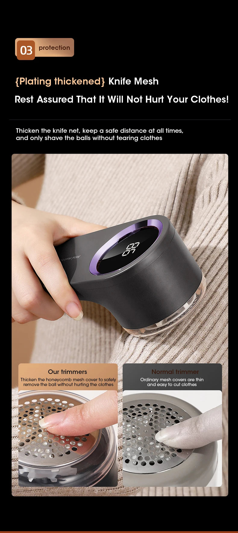USB Rechargeable Fabric Shaver & Lint Remover