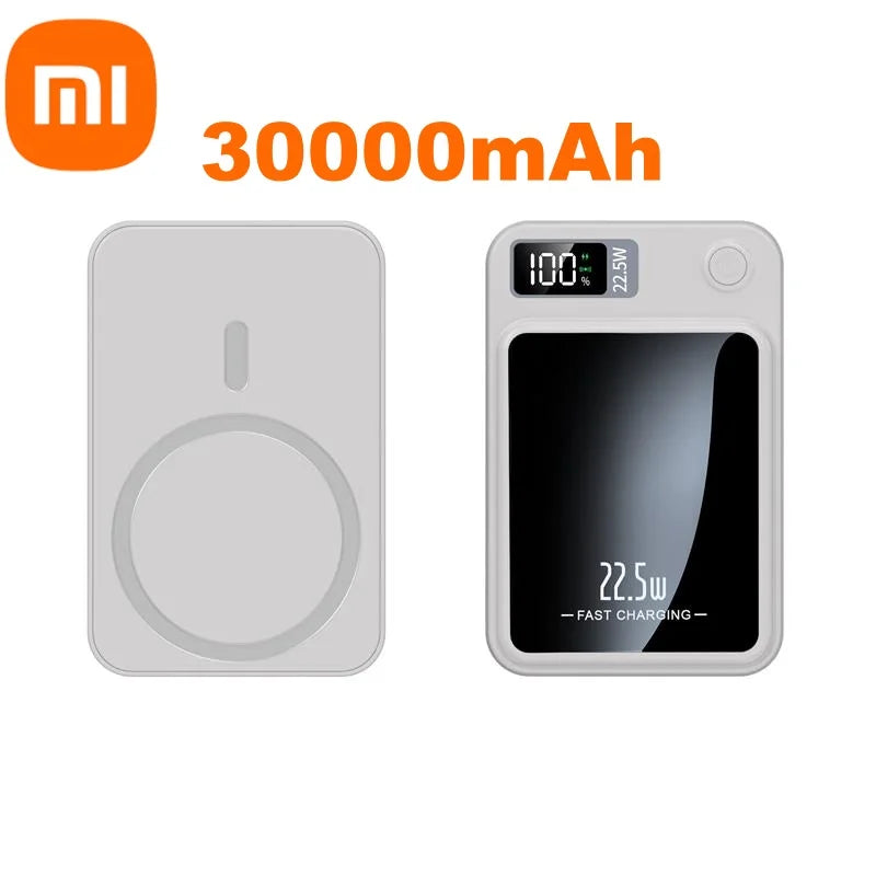 Magnetic Wireless Power Bank – 22.5W Fast Charging for iPhone & Android